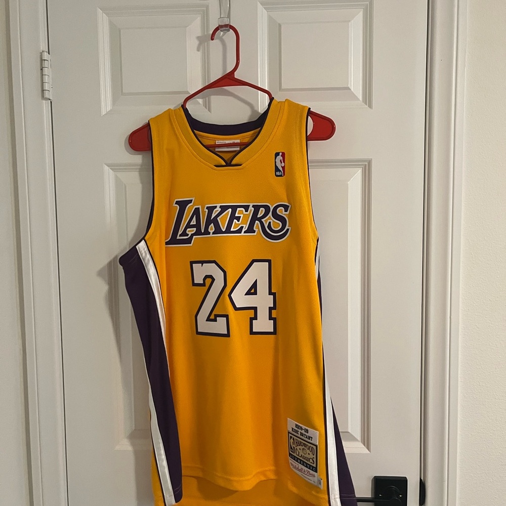 Kobe Bryant Mitchell & Ness Lakers Basketball Jersey